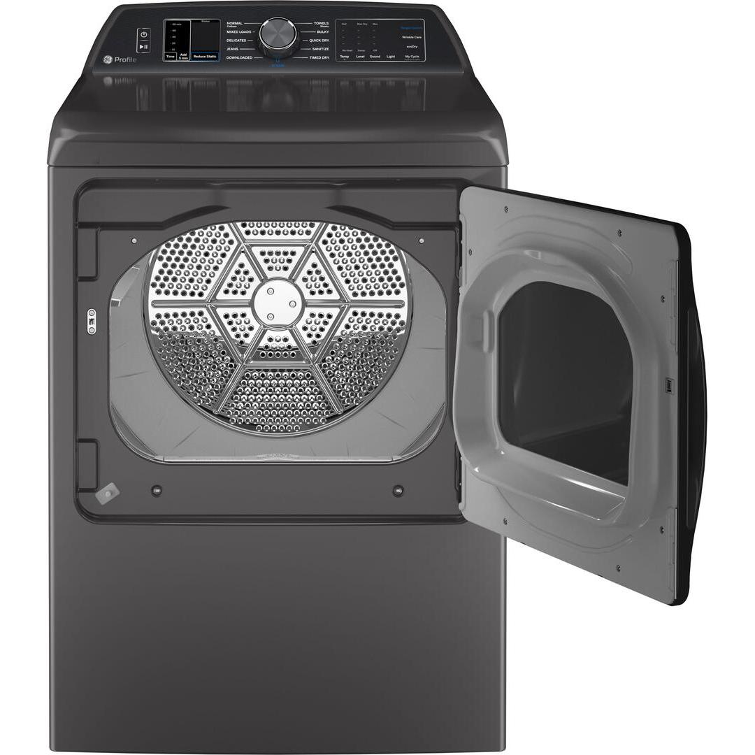  GE Profile 7.4 cu. ft. Electric Dryer with Sanitize Cycle PTD70EBPTDG IMAGE 2
