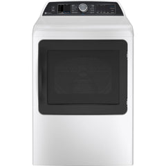  GE Profile 7.4 cu. ft. Electric Dryer with Sanitize Cycle PTD70EBSTWS IMAGE 1