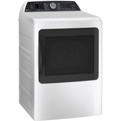  GE Profile 7.4 cu. ft. Electric Dryer with Sanitize Cycle PTD70EBSTWS IMAGE 3