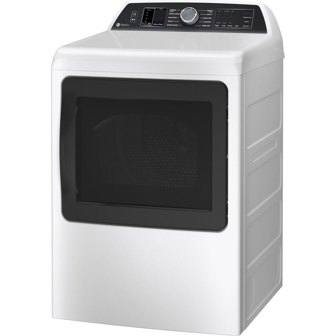  GE Profile 7.4 cu. ft. Electric Dryer with Sanitize Cycle PTD70EBSTWS IMAGE 4