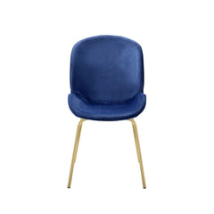 Silla auxiliar de terciopelo Chuchip de 34"H (juego de 2)