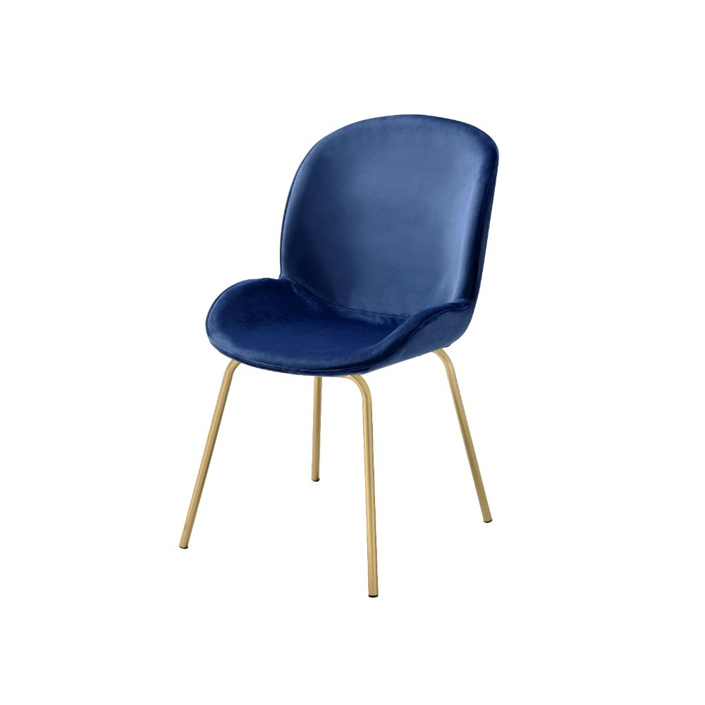 Chuchip 34"H Velvet Side Chair (Set-2)
