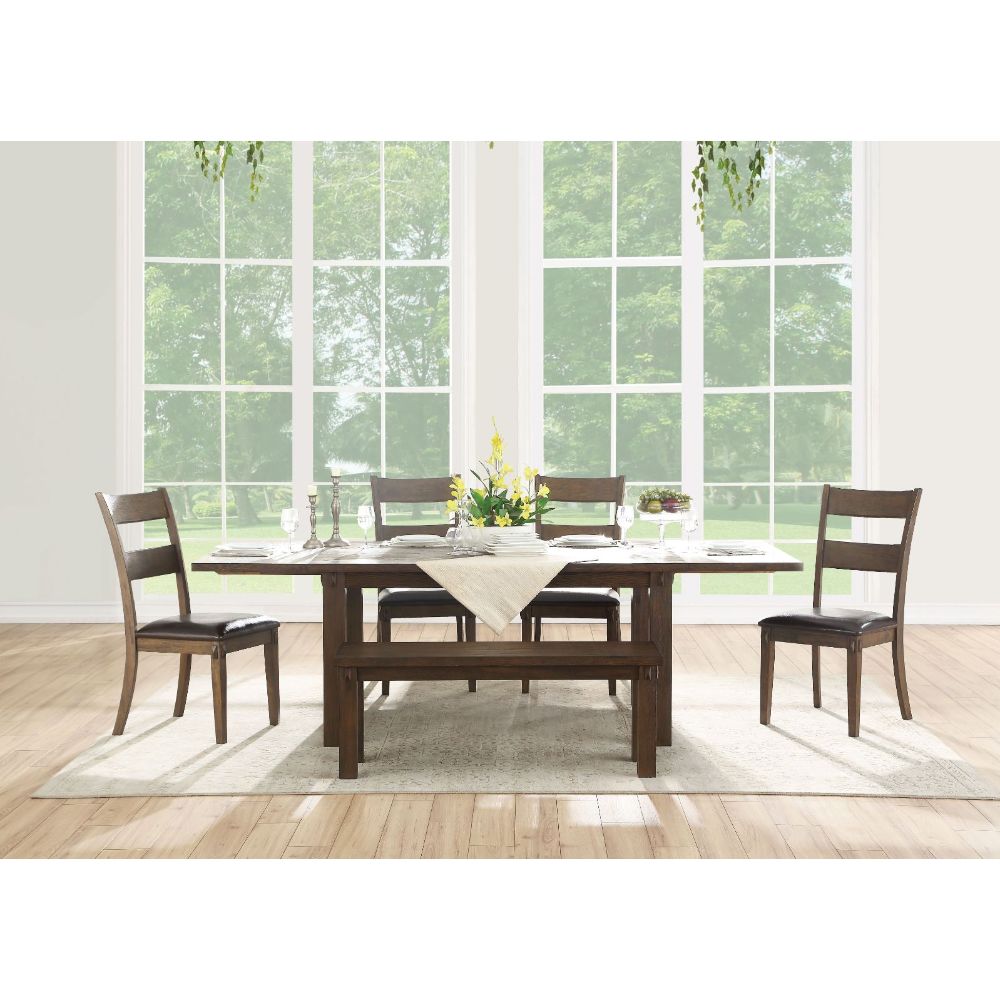 Mesa de comedor rectangular extensible Nabirye