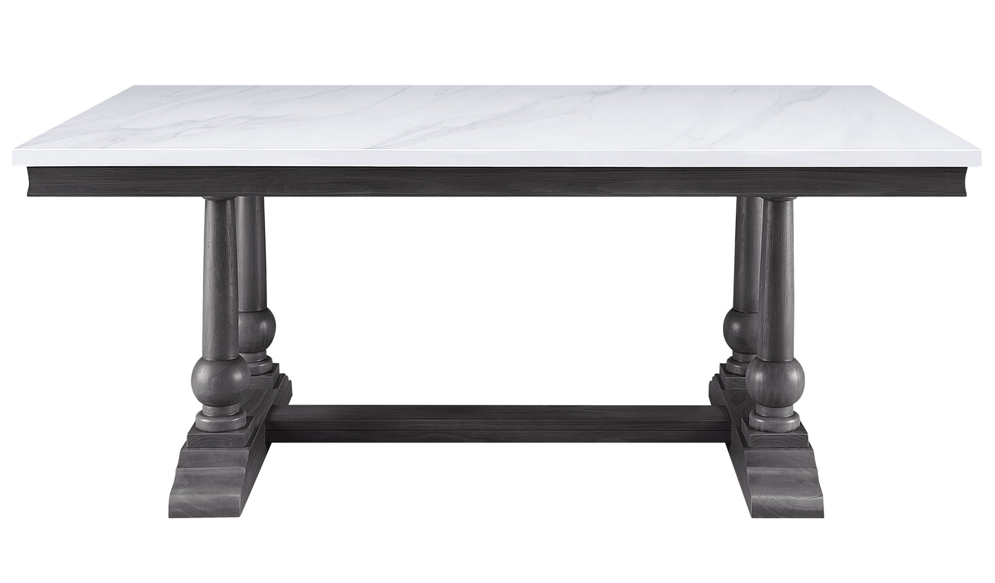 Mesa de comedor rectangular Yabeina de 71" de largo