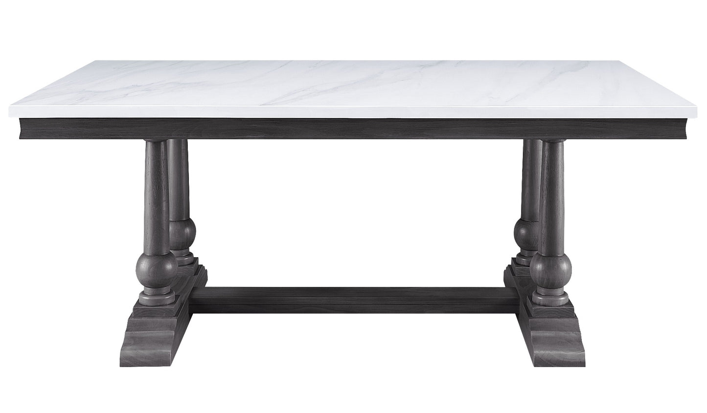 Mesa de comedor rectangular Yabeina de 71" de largo