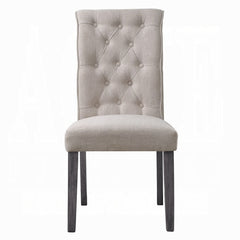 Silla auxiliar tapizada Yabeina de 40" de alto (juego de 2)