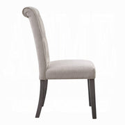 Silla auxiliar tapizada Yabeina de 40" de alto (juego de 2)