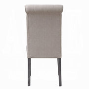 Silla auxiliar tapizada Yabeina de 40" de alto (juego de 2)