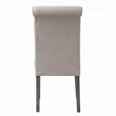 Silla auxiliar tapizada Yabeina de 40" de alto (juego de 2)