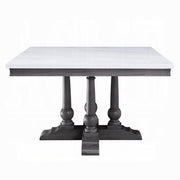 Mesa de comedor cuadrada Yabeina de 122 cm de largo