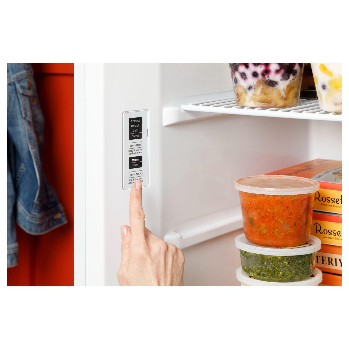  Hotpoint 13 cu. ft. Upright Freezer with LED Interior Lighting HUF13STRWW IMAGE 16