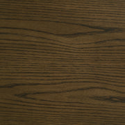 Kessler Round Sculptural Wood Coffee Table Brown