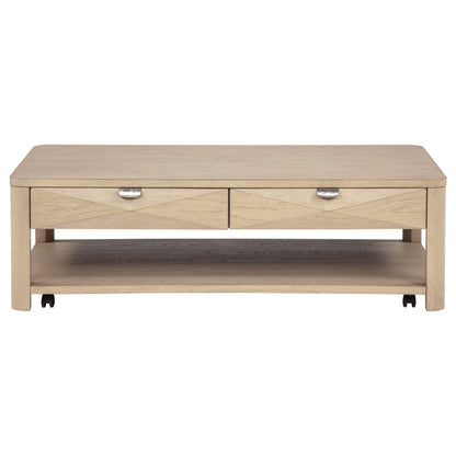 Marcelo 3-piece Coffee Table Set with Storage Light Elm