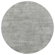 Juego de mesa de centro y auxiliar Hadi Round SmartTop en color cemento