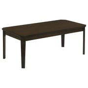 Juego de mesa de centro y auxiliar Amaro marrón oscuro