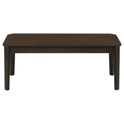 Amaro Coffee and End Table Set Dark Brown