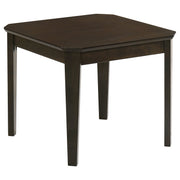 Juego de mesa de centro y auxiliar Amaro marrón oscuro