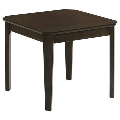 Amaro Coffee and End Table Set Dark Brown