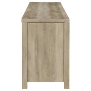 Mueble para TV Madra de 2 puertas de madera de ingeniería de 79 pulgadas en pino oscuro