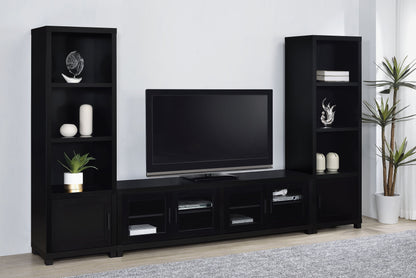 Soporte para TV Jupiter Entertainment Center de 79 pulgadas, color negro