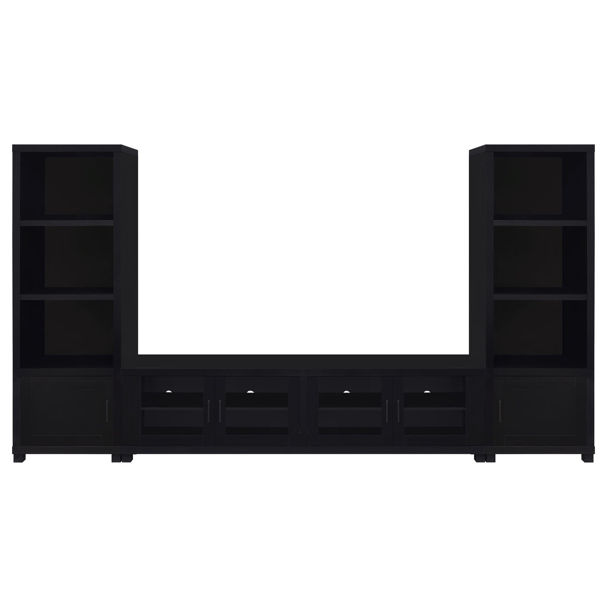 Soporte para TV Jupiter Entertainment Center de 79 pulgadas, color negro