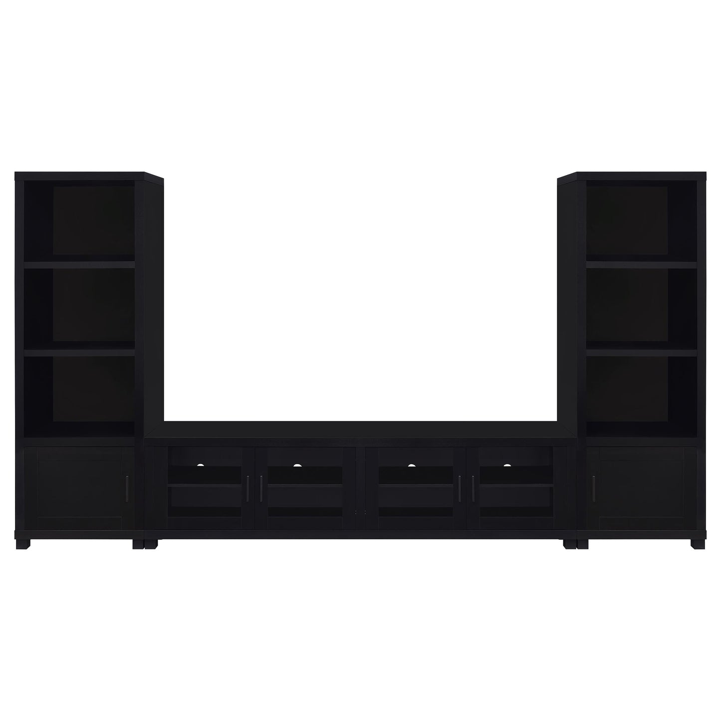 Soporte para TV Jupiter Entertainment Center de 79 pulgadas, color negro