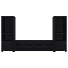 Soporte para TV Jupiter Entertainment Center de 79 pulgadas, color negro