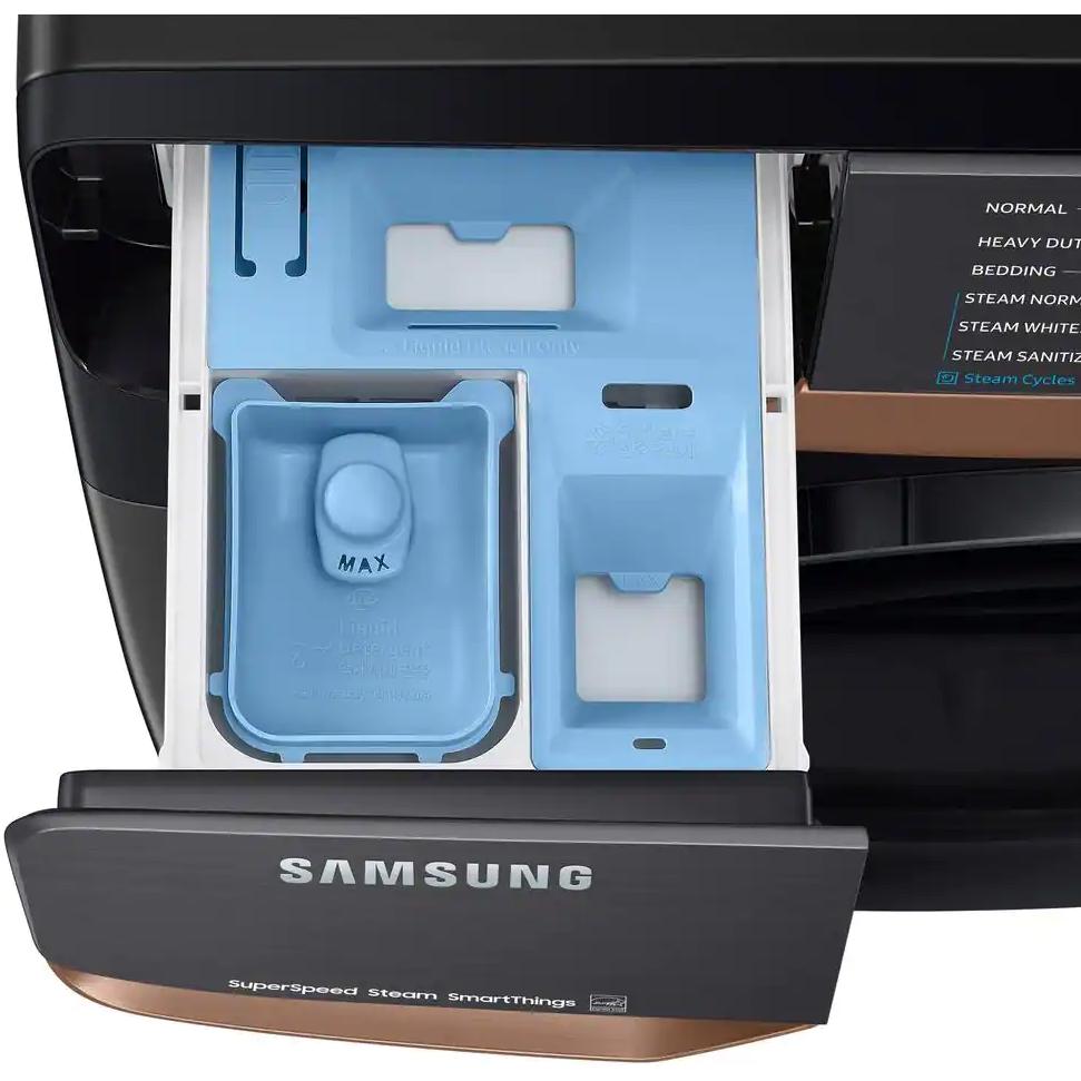  Samsung 5.0 cu. ft. Smart Front Loading Washer with Super Speed Wash and Steam WF50BG8300AV/US IMAGE 5