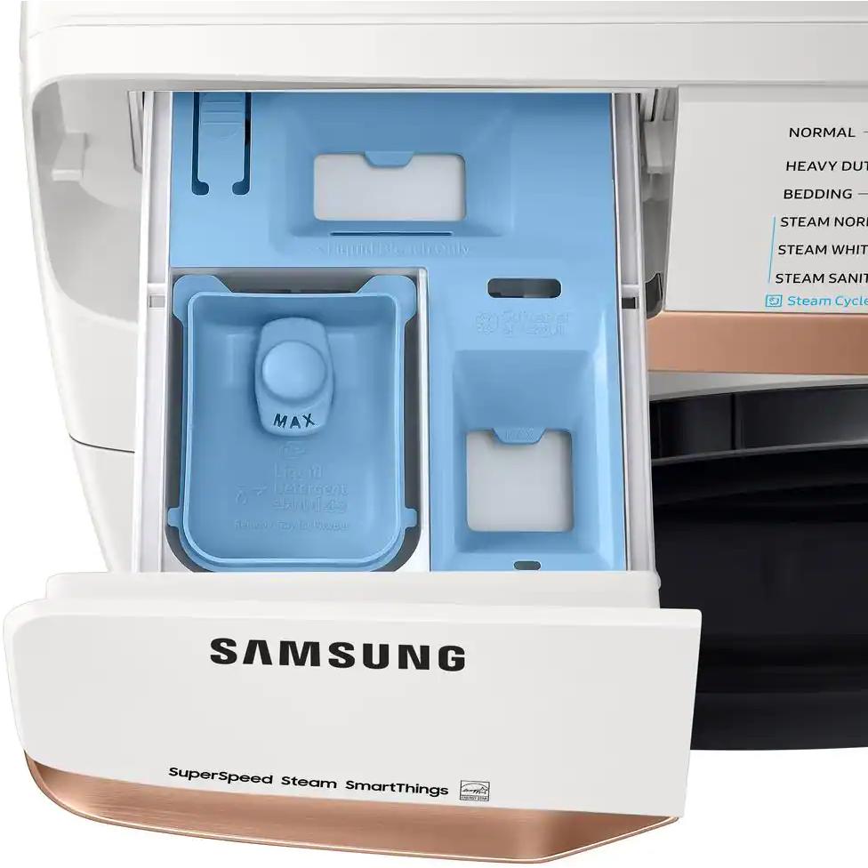  Samsung 5.0 cu. ft. Smart Front Loading Washer with Super Speed Wash and Steam WF50BG8300AEUS IMAGE 5