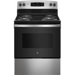  GE 30-inch Free-Standing Electric Range JB256RTSS IMAGE 1