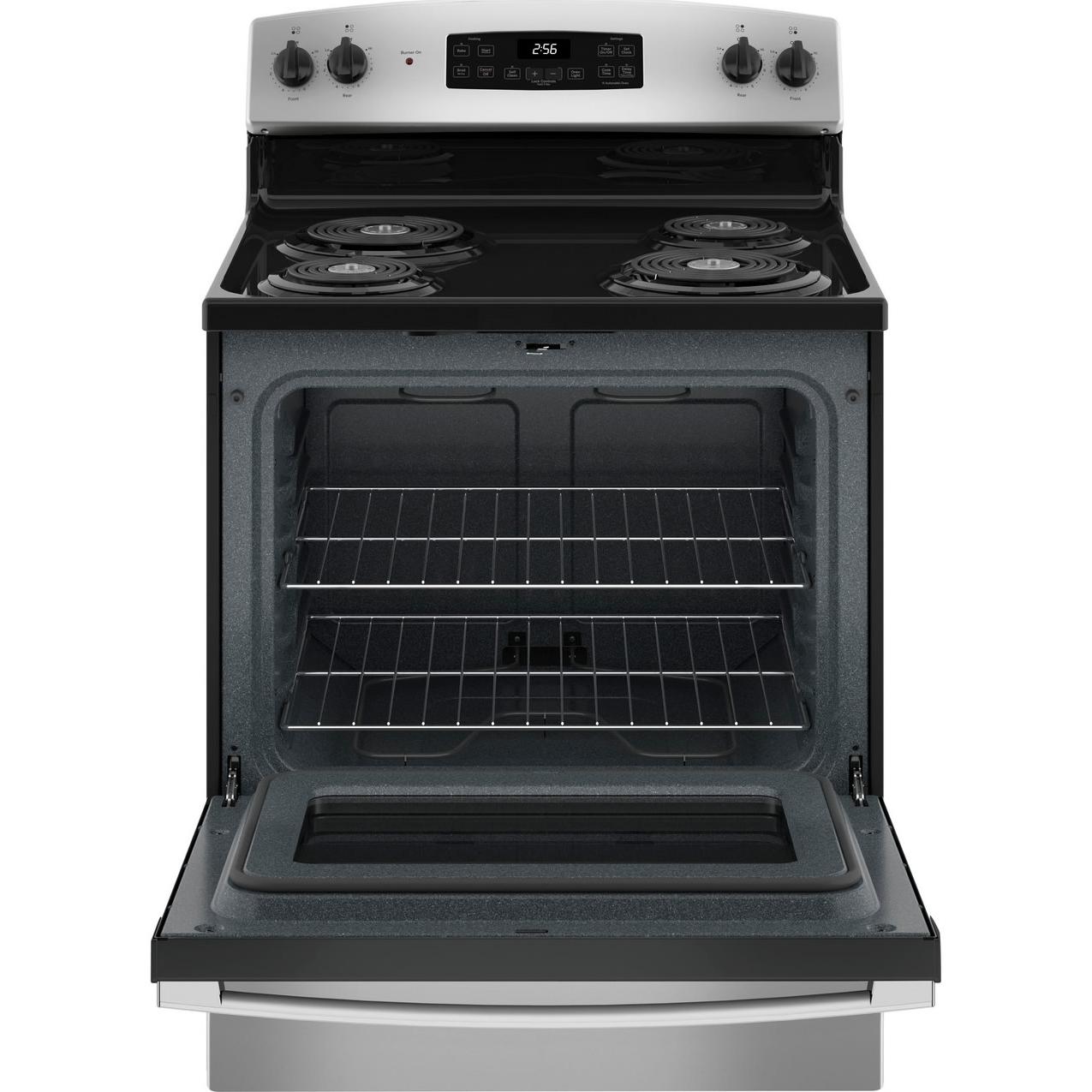 GE 30-inch Free-Standing Electric Range JB256RTSS IMAGE 2