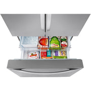  LG 36-inch, 27 cu. ft. Counter-Depth Max French 3-Door Refrigerator with Linear Cooling™ LRFLC2706S IMAGE 7