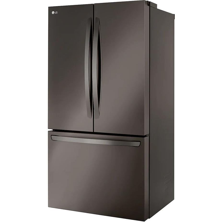  LG 36-inch, 27 cu. ft. Counter-Depth Refrigerator Bottom Freezer Refrigerator LRFLC2706D IMAGE 2