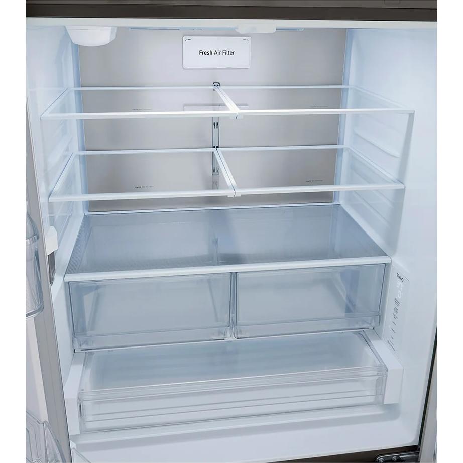  LG 36-inch, 27 cu. ft. Counter-Depth Refrigerator Bottom Freezer Refrigerator LRFLC2706D IMAGE 5