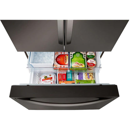  LG 36-inch, 27 cu. ft. Counter-Depth Refrigerator Bottom Freezer Refrigerator LRFLC2706D IMAGE 9