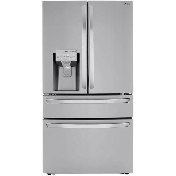 LG 30-inch, 29.5 cu. ft. Freestanding French 4-Door Refrigerator with Full-Convert™ Drawer LRMXS3006S IMAGE 1