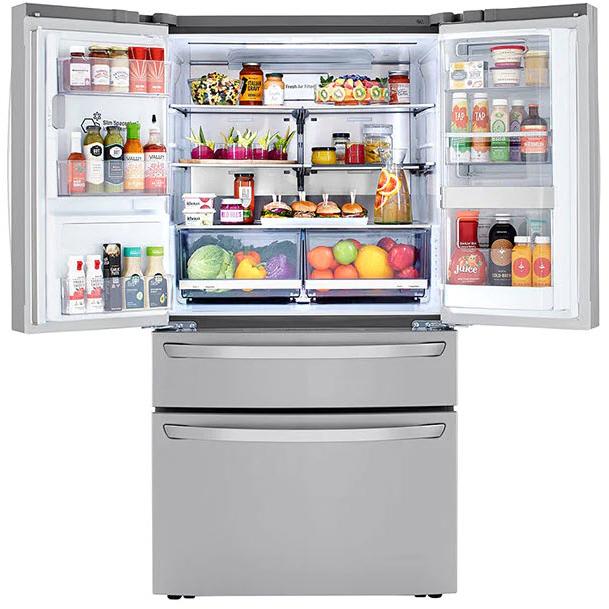 LG 30-inch, 29.5 cu. ft. Freestanding French 4-Door Refrigerator with Full-Convert™ Drawer LRMXS3006S IMAGE 11