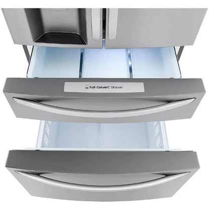 LG 30-inch, 29.5 cu. ft. Freestanding French 4-Door Refrigerator with Full-Convert™ Drawer LRMXS3006S IMAGE 7