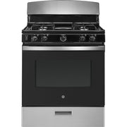  GE 30-inch Freestanding Electric Range with Precise Simmer Burner JGBS30RETSS IMAGE 1