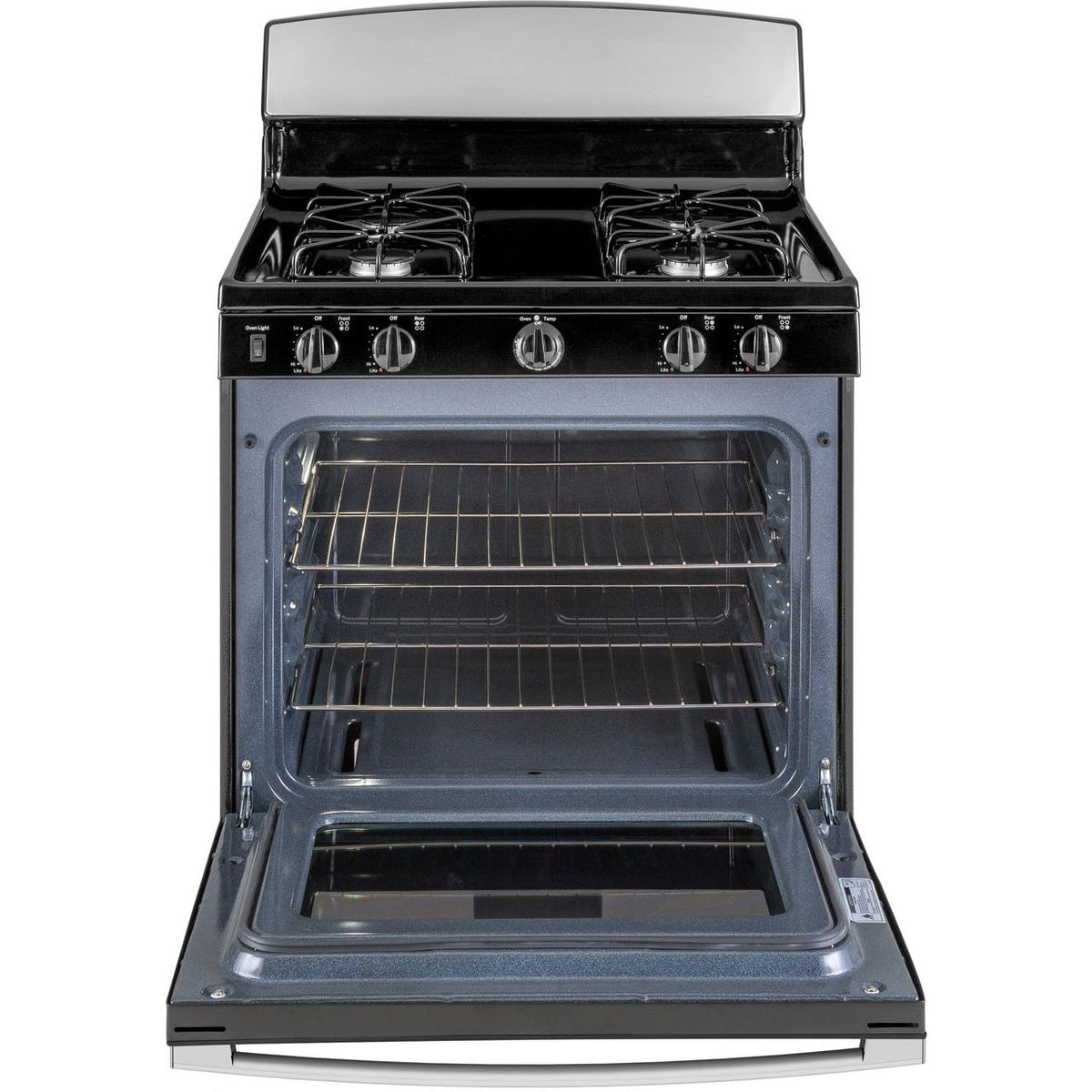  GE 30-inch Freestanding Electric Range with Precise Simmer Burner JGBS30RETSS IMAGE 2