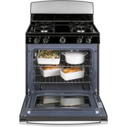  GE 30-inch Freestanding Electric Range with Precise Simmer Burner JGBS30RETSS IMAGE 3