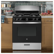  GE 30-inch Freestanding Electric Range with Precise Simmer Burner JGBS30RETSS IMAGE 5