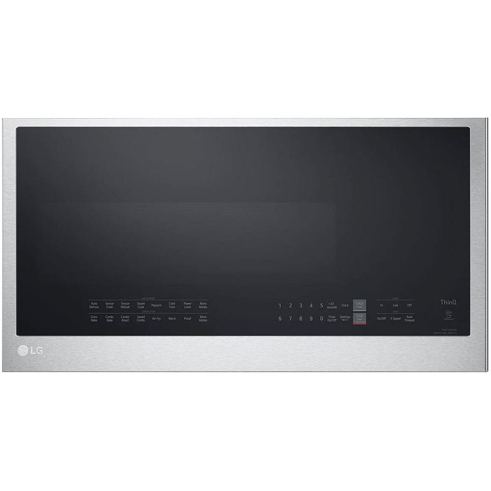  LG 30-inch, 1.7 cu. ft. Over-the-range Microwave Oven with Air Fry Technology MHEC1737F IMAGE 1