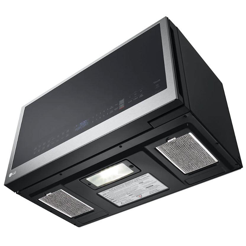 LG 30-inch, 1.7 cu. ft. Over-the-range Microwave Oven with Air Fry Technology MHEC1737F IMAGE 6