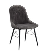 Silla auxiliar tapizada Abraham de 35" de alto (juego de 2)
