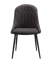 Silla auxiliar tapizada Abraham de 35" de alto (juego de 2)