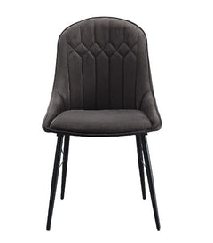 Silla auxiliar tapizada Abraham de 35" de alto (juego de 2)