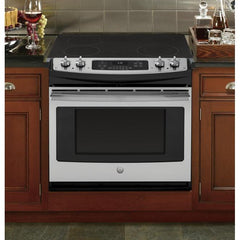 GE 30-inch Drop-in Electric Range JD630STSS IMAGE 2