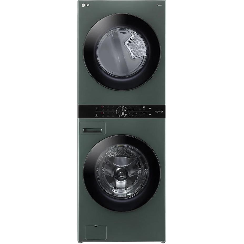  LG Stacked Washer/Dryer Electric Laundry center with WashTower™ WKEX200HGA IMAGE 1
