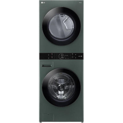  LG Stacked Washer/Dryer Electric Laundry center with WashTower™ WKEX200HGA IMAGE 1